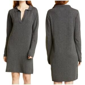 Birgitte Herskind NWT Harriet Long Sleeve Sweater Dress In Dark Gray Size S
